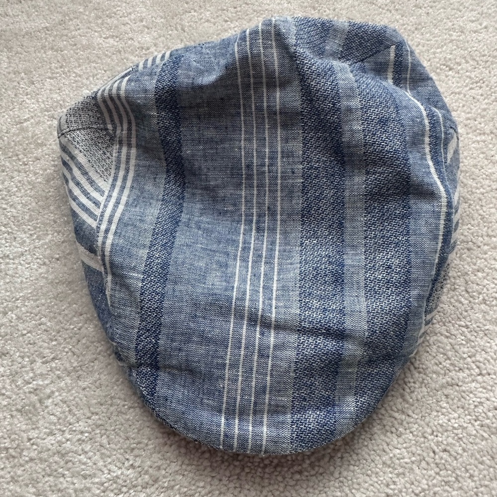 Blue Striped Men's Hat